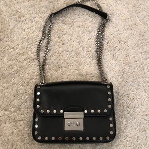 Michael Kors studded crossbody/shoulder bag